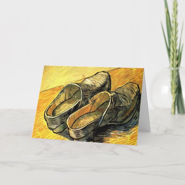 A Pair of Leather Clogs by Vincent van Gogh Kort (Framsida)