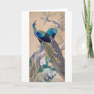 A Pair of Peacocks in Vår, Imao Keinen Kort
