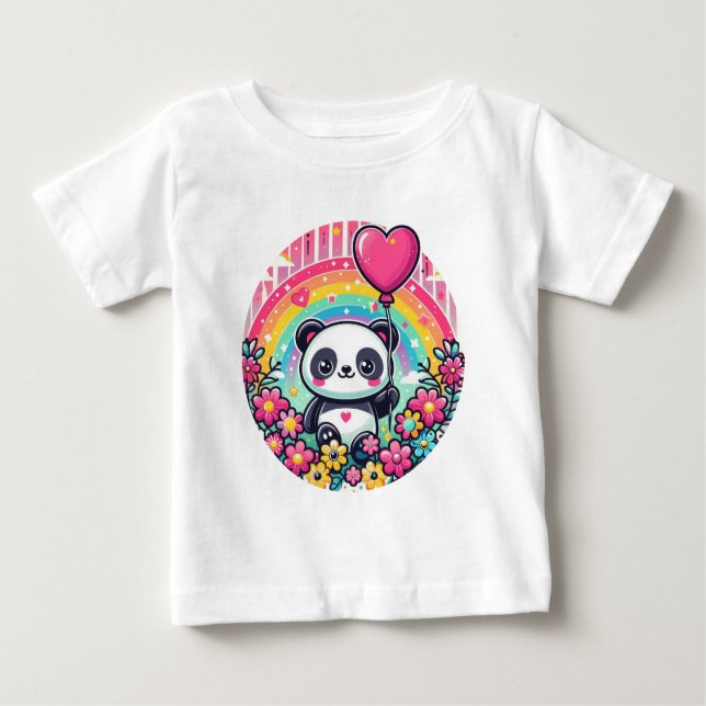 A panda with a heart t shirt (Framsida)