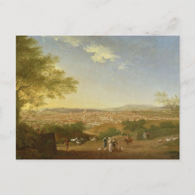 A Panoramic View of Florence from Bellosgardo, 17 Vykort (Framsida)