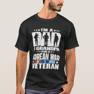 A Pappa A morfar och ett koreanskt Krig veteranskt T Shirt
