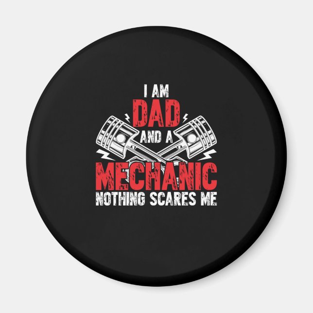 A Pappa och en mekanism Magnet (Framsidan)