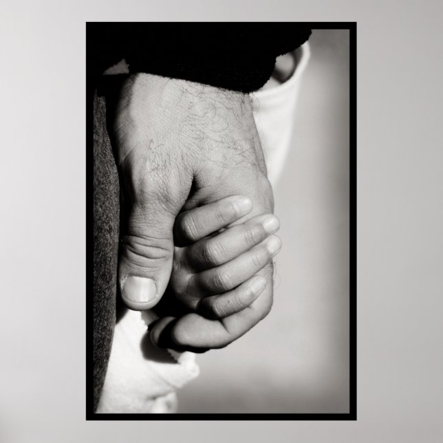 A Pappor Trusting Protective Kärlek Poster (Framsidan)