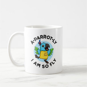 A-parrot-ly är jag så feg, Animal Parrot Pun Kaffemugg