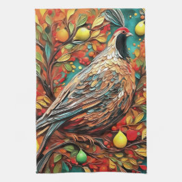 A Partridge In A Pear Tree Kökshandduk