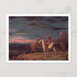 A Party of Explorers, 1851 (olja på arbetsyta) Inbjudan Vykort