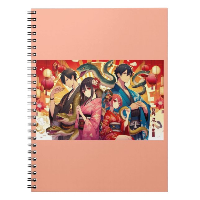 A Past Lunar Celebration featuring serpents Anteckningsbok (Framsidan)