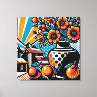 A Pastel Slice Of Life Reflections Canvastryck