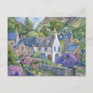 A Peaceful Scottish Village Vykort