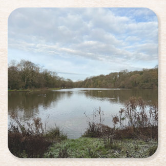 A peacful lake.. underlägg papper kvadrat