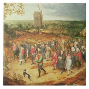 A Peasant Bröllop Kakelplatta