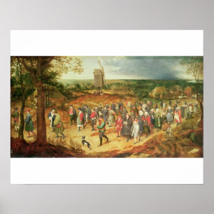 A Peasant Bröllop Poster