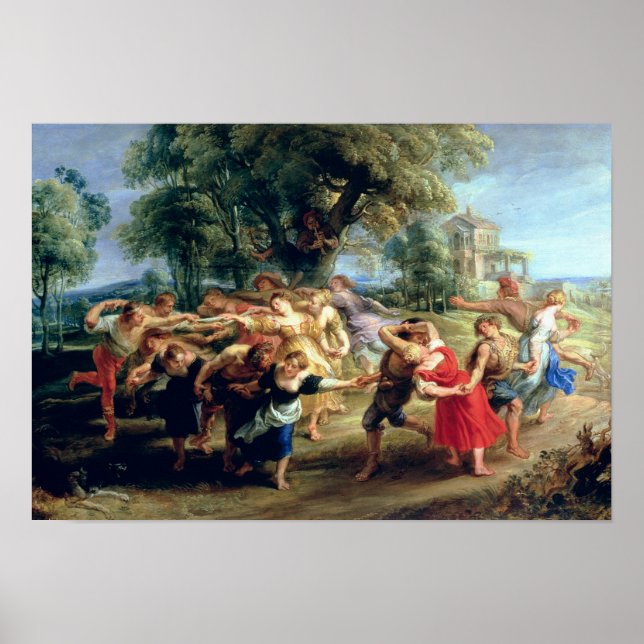 A Peasant Dance, 1636-40 Poster (Framsidan)
