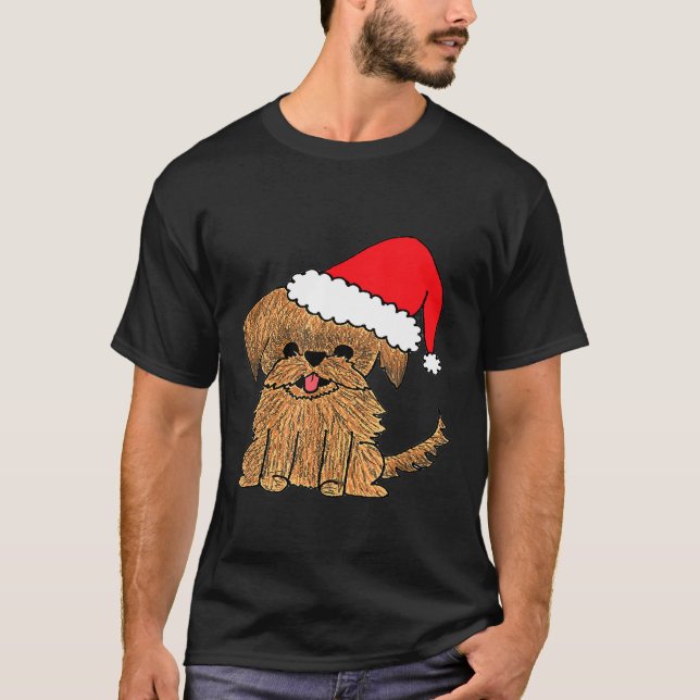 A Pekingese Shih Tzu-jul T Shirt (Framsida)