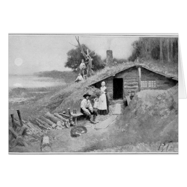 A Pennsylvania Cave-Dwelling Hälsningskort (Framsidan Horizontal)