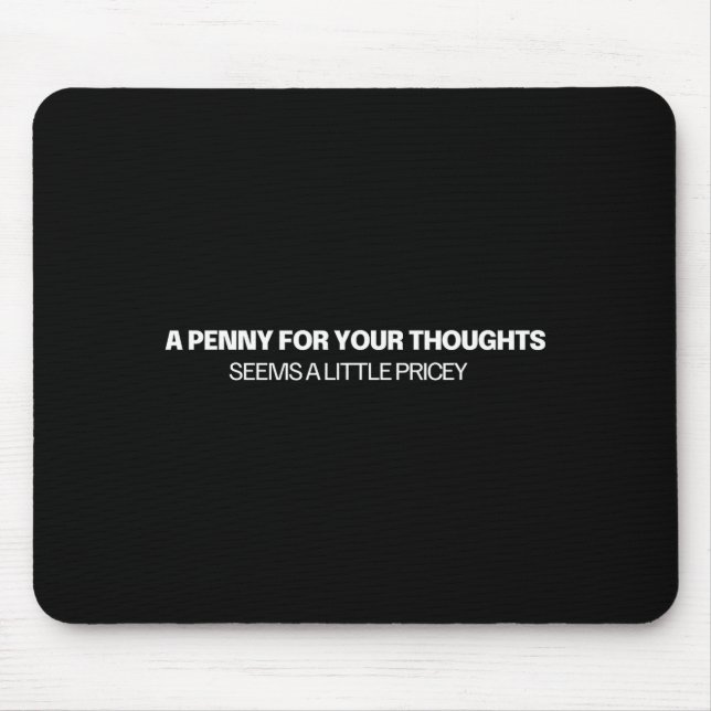 A Penny For Your Thoughts - Joke  Musmatta (Framsidan)