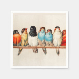 A Perch of Birds av Hector Giacomelli Pappersservett