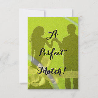 A Perfect Match Invitation Inbjudningar