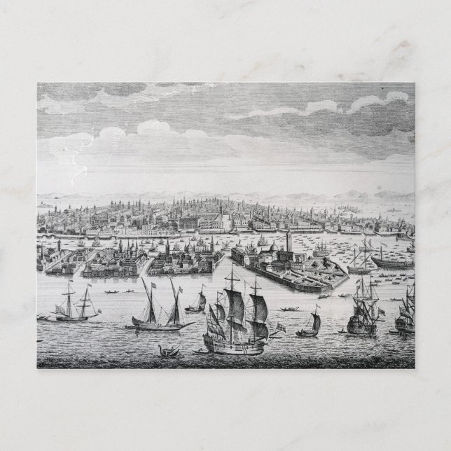 A Perspective View of the City of Venedig Vykort (Framsida)