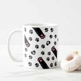 A Pets Footprint Älskare Kaffemugg