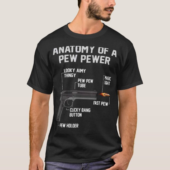 A Pew Pewer Ammo Gun ändring T Shirt (Framsida)
