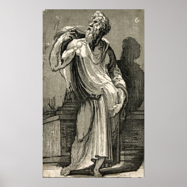A Philosopher - Domenico Beccaumi - c1530 Poster (Framsidan)