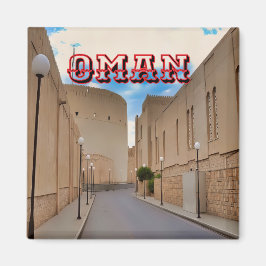 A picturesque Omani street Magnet