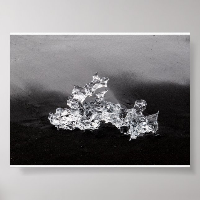 A piece of Ice in the Diamond beach Poster (Framsidan)