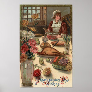 A Pilgrim Womans Bord Poster