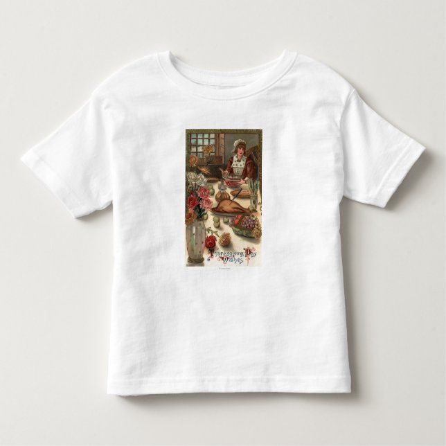 A Pilgrim Womans Bord Tee Shirt (Framsida)