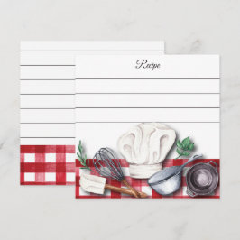 A Pinch of Love, A Dash of Home Square Recipe Card