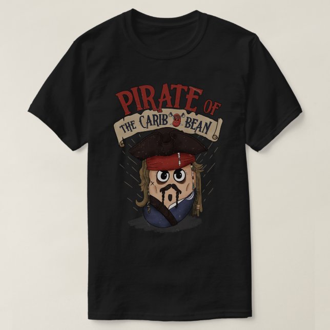 A Pirat Bean T Shirt (Design framsida)