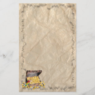 A Pirat Treasure Chest Brevpapper