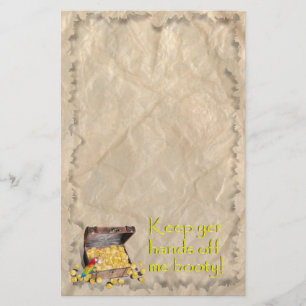 A Pirat Treasure Chest Brevpapper