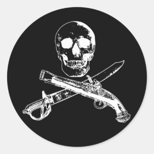 A Pirater Life-kanidekal_3 Runt Klistermärke