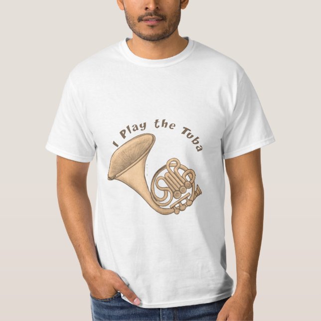 A Play Horn T Shirt (Framsida)