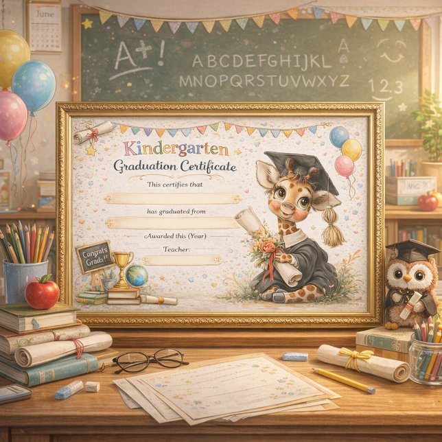 A Playful Giraffe Honoring Early Achievements (Skapare uppladdad)