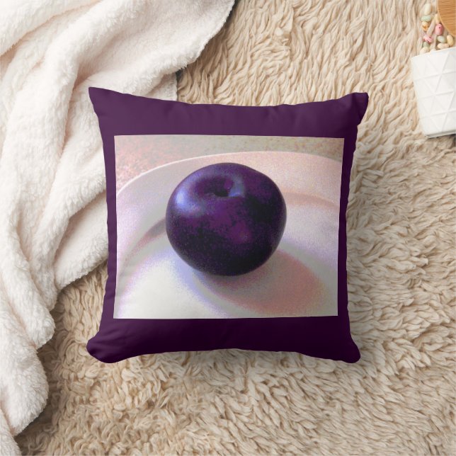 A Plum Kudde (Filt)