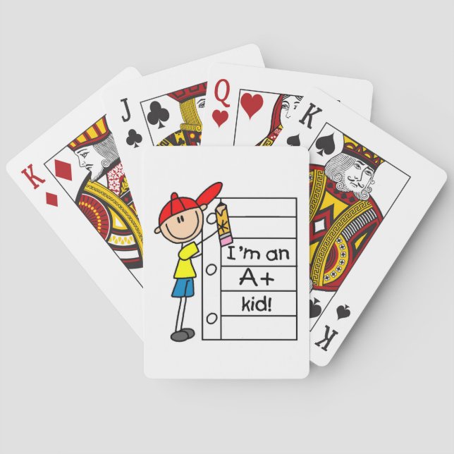 A Plus Kid Spel Kort (Baksidan)