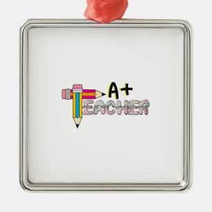 A Plus Teacher Julgransprydnad Metall