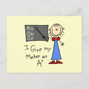 A Plus Teacher Vykort
