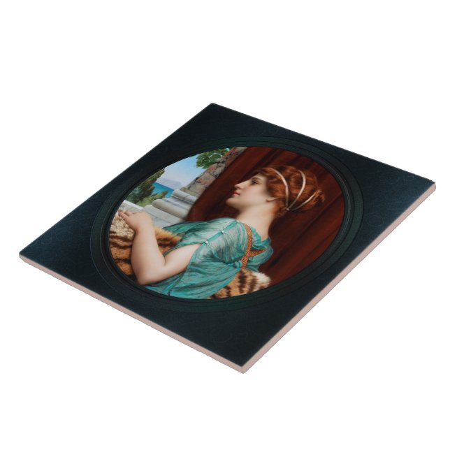 A Pompean Dam av John William Godward Kakelplatta (Sidan)