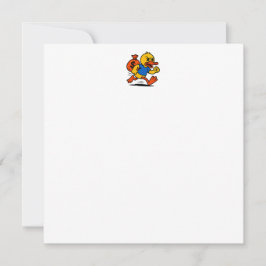 A POP ART STYLE THIEF DUCK Thank You Card Tack Kort