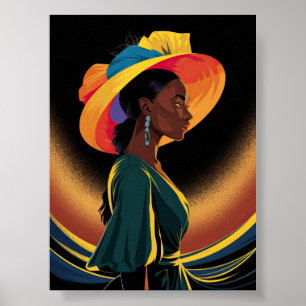 A Porträtt i Afrikas skönhet Poster