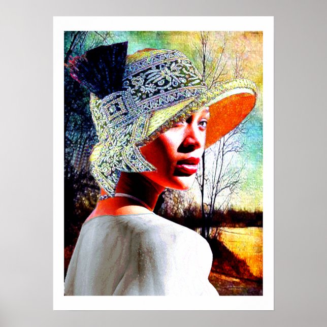 A Porträtt i Harlems Renaissance Woman Poster (Framsidan)