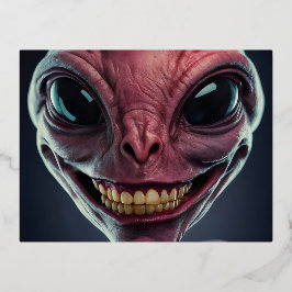 A postcard with a space theme.