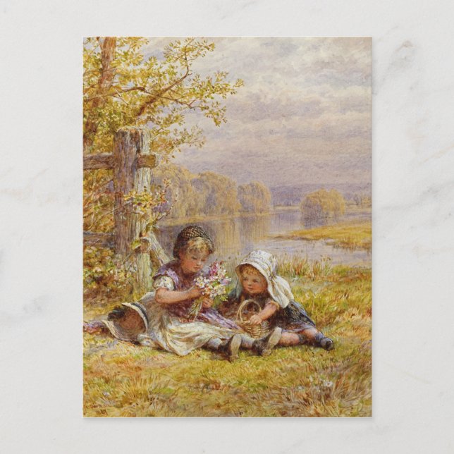 A Posy for Mor, 1867 Vykort (Framsida)