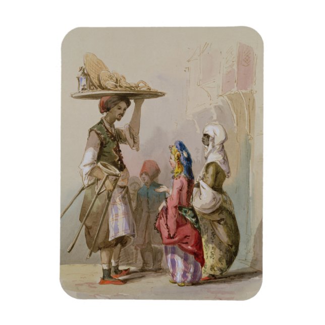 A pot Seller, c.1855 Magnet (Vertikal)