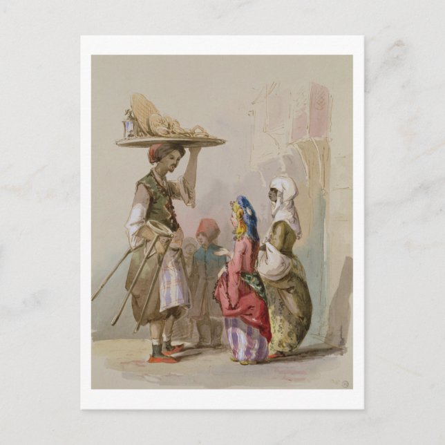 A pot Seller, c.1855 Vykort (Framsida)