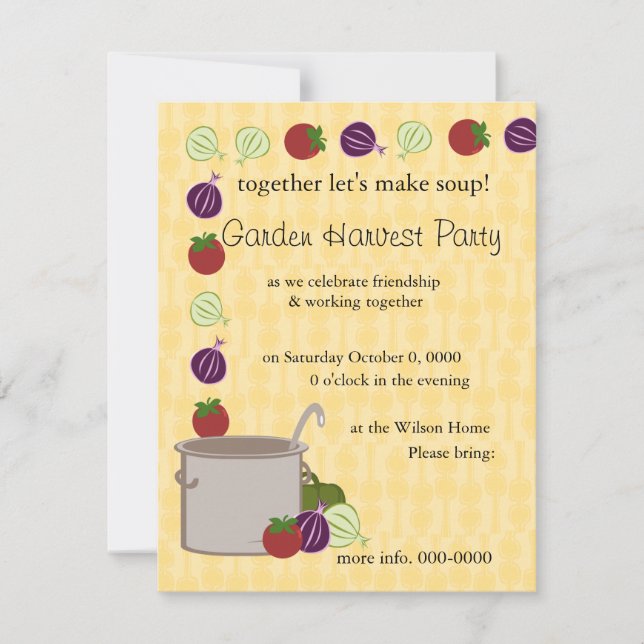 A Pot Soppa Inbjudningar (Framsida)